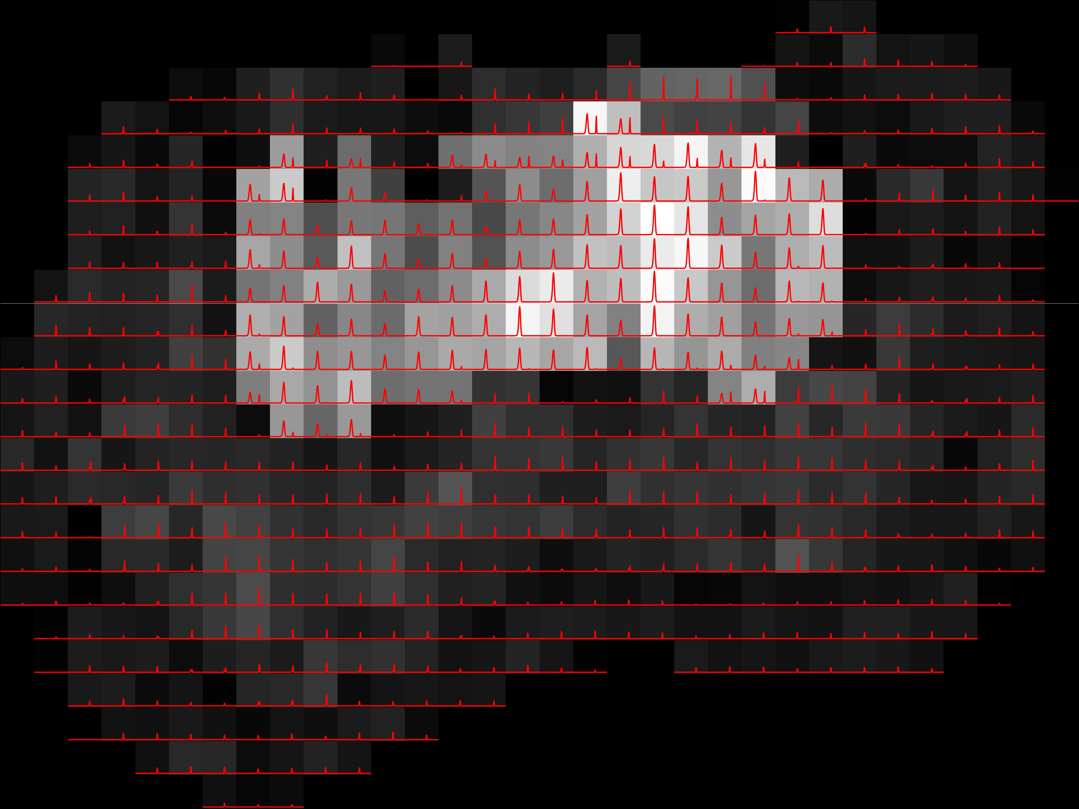 Spatial Distribution of Ground truth Spectral Peaks
